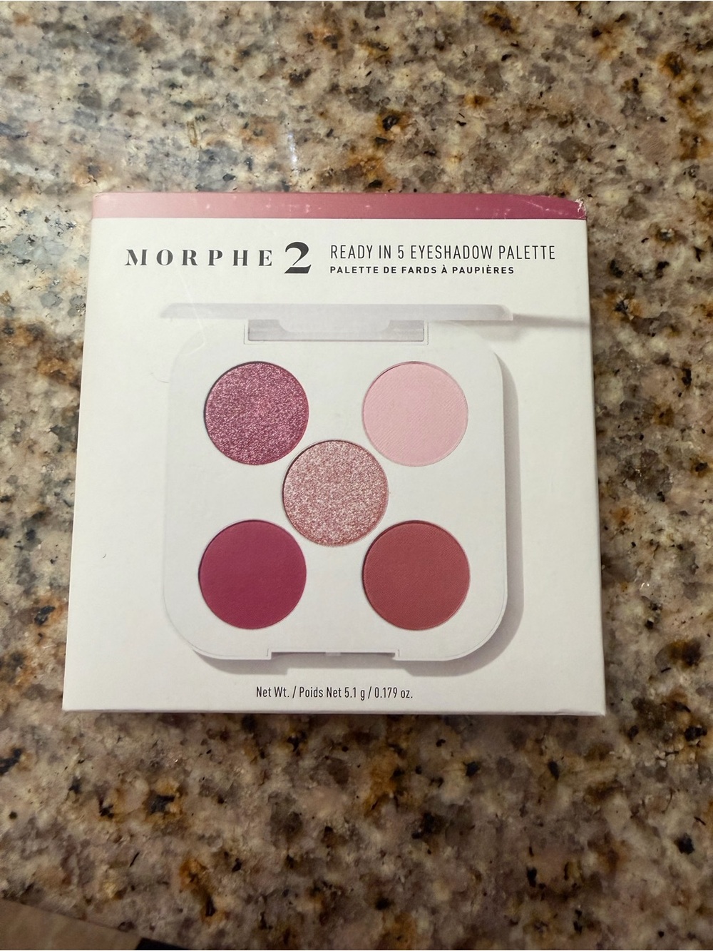 Morphe Ready In 5 Eyeshadow Palette - Pink & Rose Tones